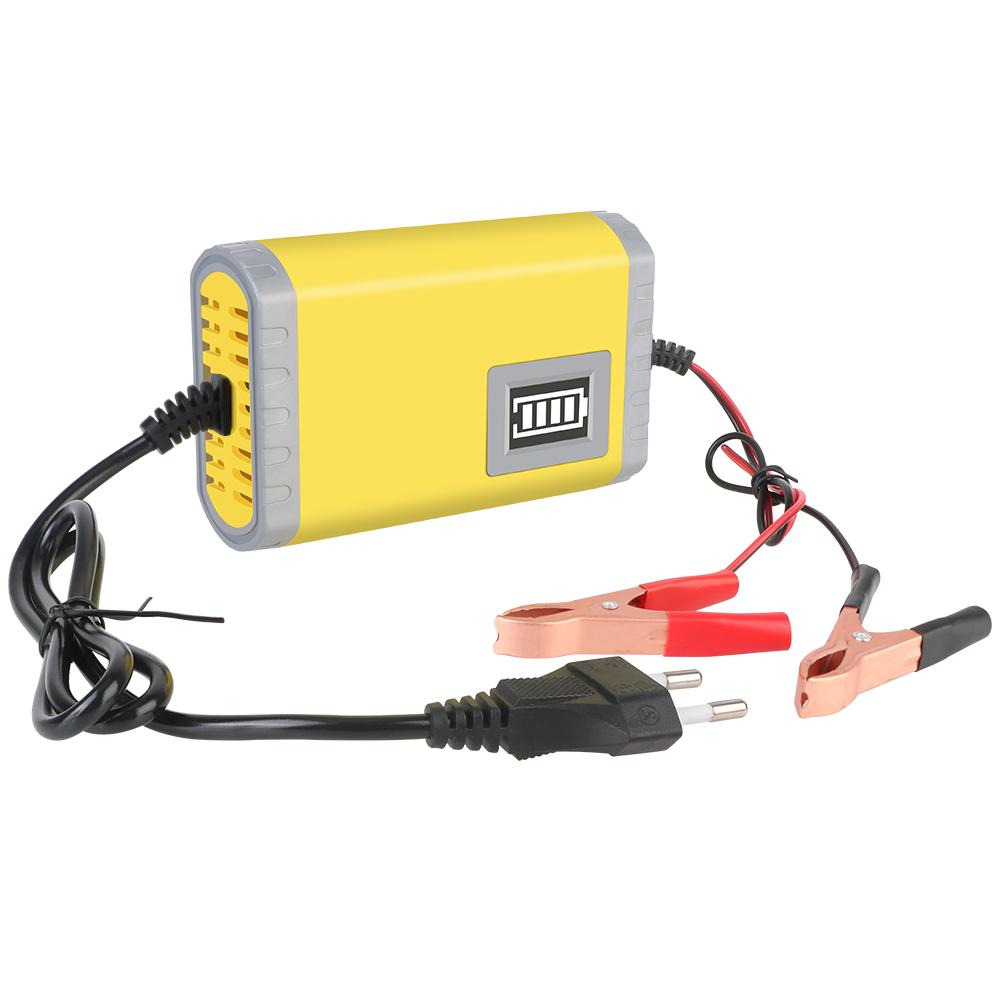

Вход переменного тока 110-220 В, универсальная вилка ЕС и США, интеллектуальное зарядное устройство для аккумуляторов мотоциклов для свинцово-кислотных аккумуляторов емкостью 3-20 Ач, выход постоянного тока 12 В, 2 А