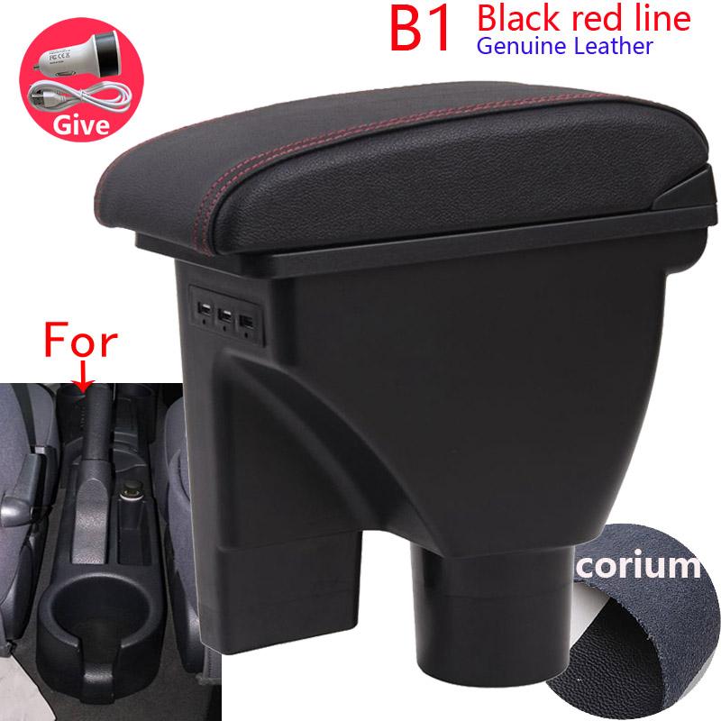 For Hyundai Getz Armrest box Car Storage Box Car Accessories  Interior Details Retrofit parts PU Leather Easy Installation