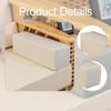 Arm Rest Pillow Armrest Versatile with Removable Washable Pillowcase Pad Cushion for Couch Home