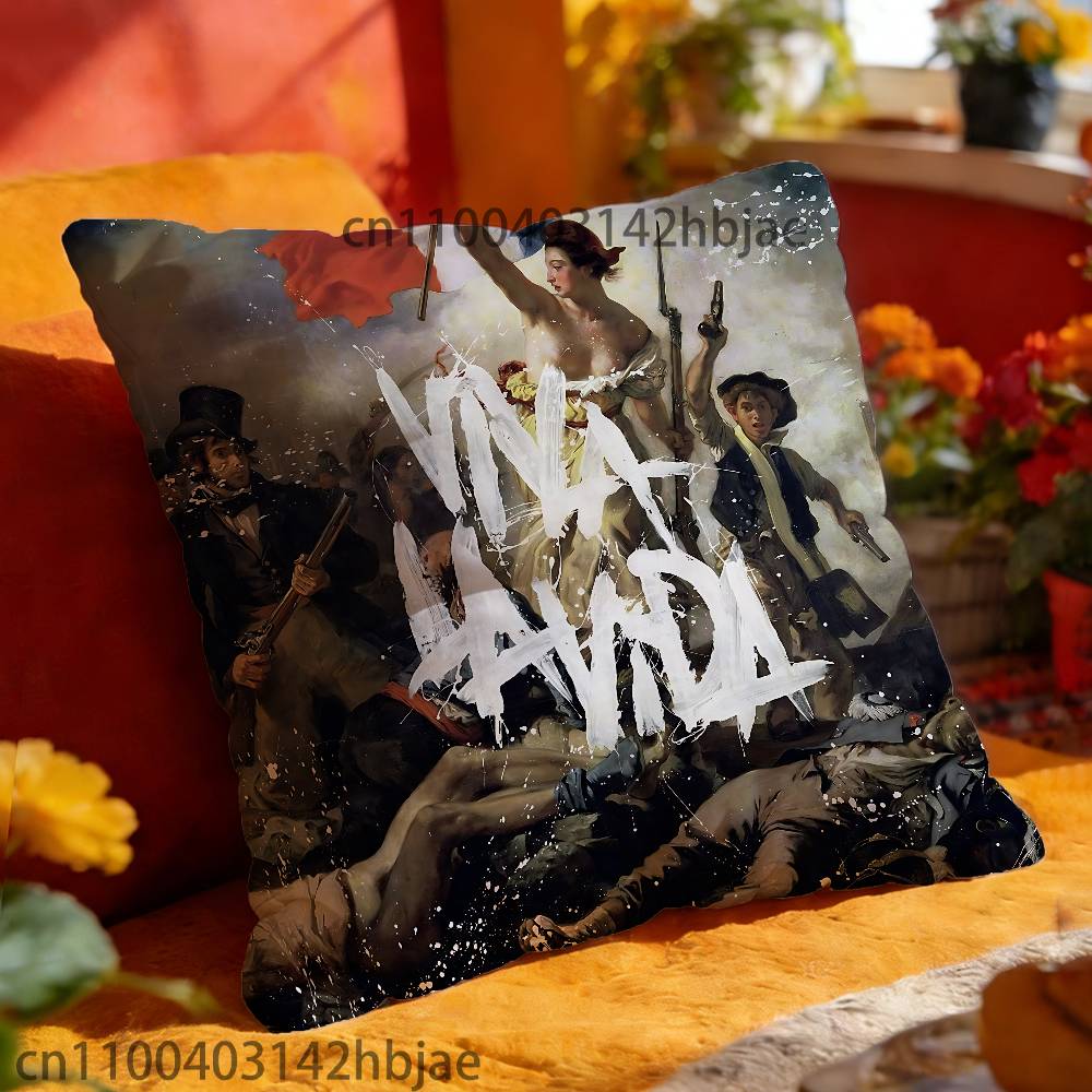 C-ColdplayS Throw Pillow Case For 45x45cm 55x55cm 30x30cm Square Car Pillowcase Home Bedchamber Decor Gift