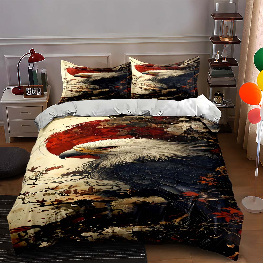 

Eagle, nature, abstract. Bedding Duvet cover sets Duvet covers Pillowcases gifts (1 * Duvet Cover 2 * Pillowcases, without duvet insert) 135x200cm
