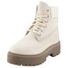 Timberland Women's Premium 6 Inch Waterproof Platform Boot Natural Nubuck A2H3CEX4