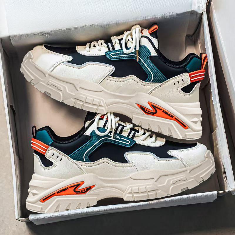 Winter new student non-slip running light sports leisure waterproof dad trendy shoes