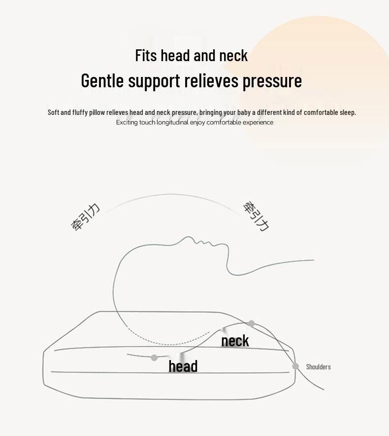 Children's Neck Support Pillow 6-10 Years - Durable Whole Head Cushion for Boys