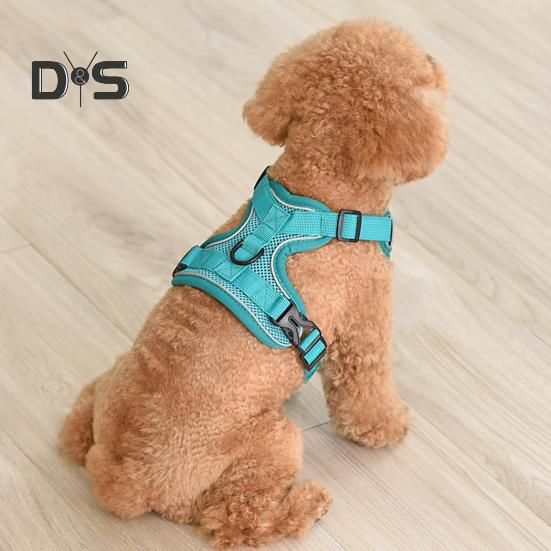 Cat Harness And Leash Reflective Strips Jacket Breathable Adjustable Vest Harness Escape Proof Easy Control Leash for Cats