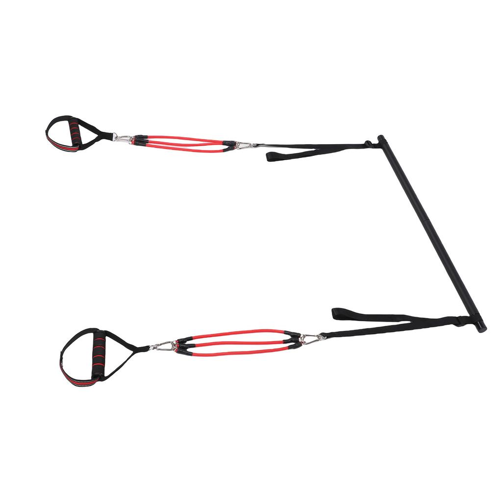 Pilates Bar Kit with Fitness Bands Latex Pilates Workout Equipment for Legs Hip Waist Arm Exercise Women and Men