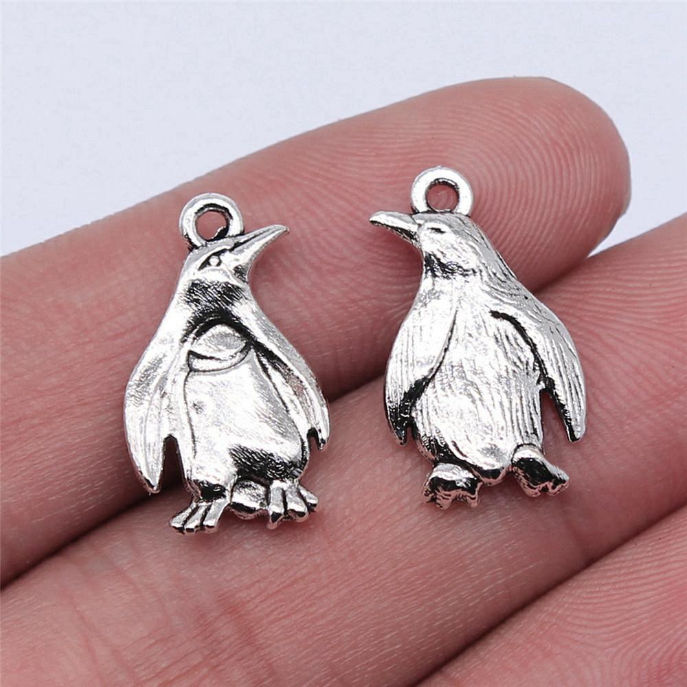 Charms Chicken Duck Goose Pendants Vintage Jewelry Supplies QC027