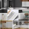 1PC 5m/196.85inch Marble Self-adhesive Border Floor Stickers for Living Room Skirting Line Waterproof Waist Line