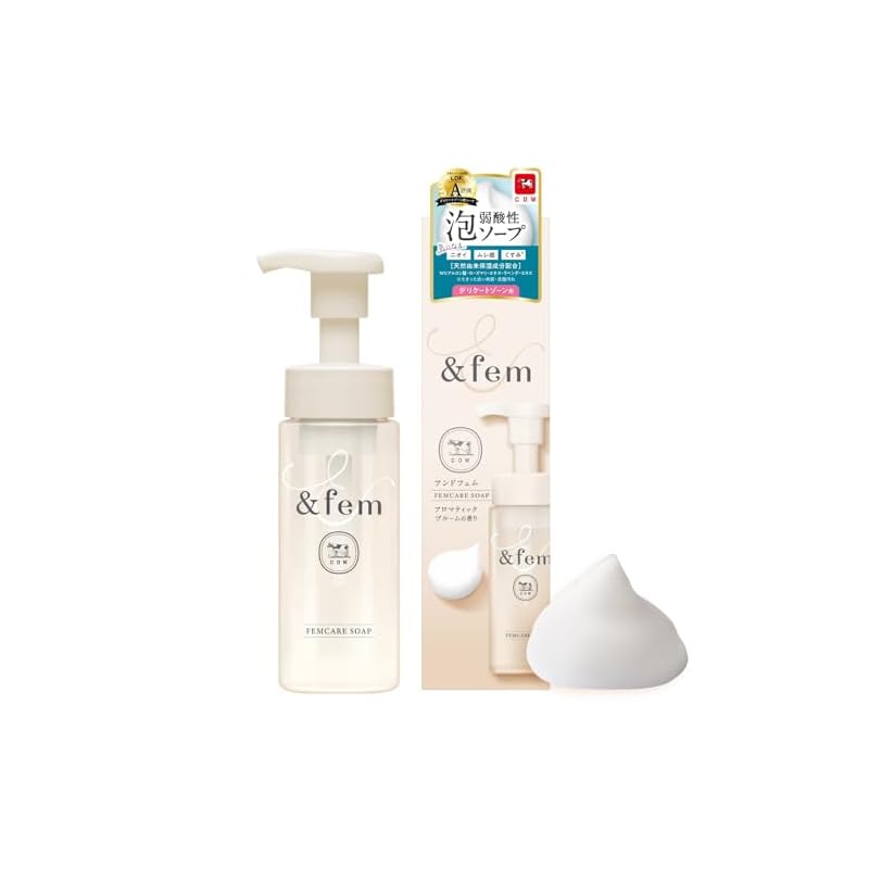 Milk Soap &fem Femcare Foaming Soap for the Delicate Area 150mL VIO Odor & Moisture Relief Mildly Acidic &fem
