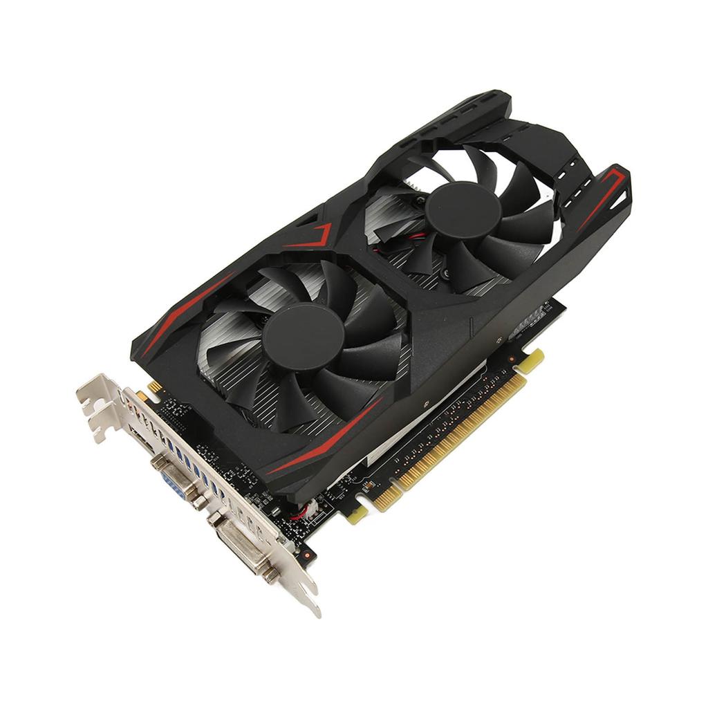 Dual Fan Graphics Card 4GB GDDR5 128bit Rapid Cooling Low Noise Video Game Graphics Card Chip for Desktop PC GTX1050Ti