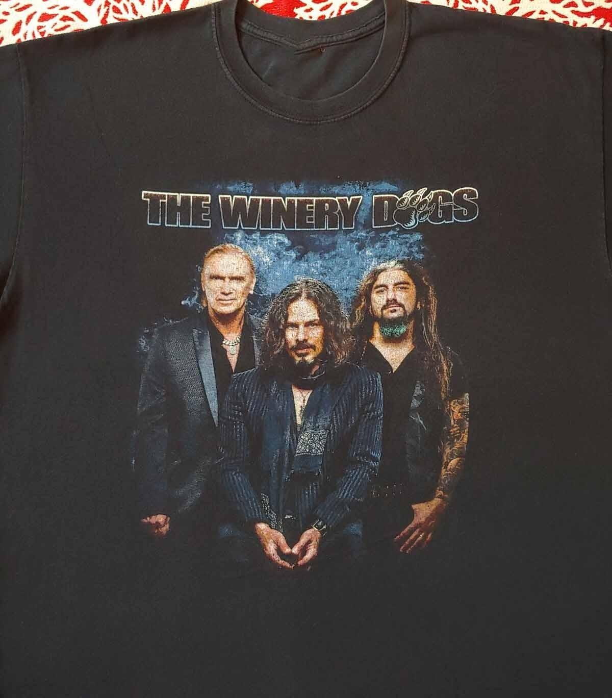 The Winery Dogs Band Members Retro Style Shirt Black Unisex S-5XL EM1011 XXXL