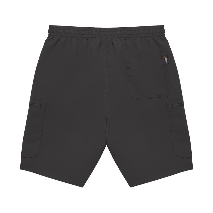 Mizuno Simple Solid Color Comfortable Brand Logo Quick-Dry Casual Cargo Shorts Men Shorts Charcoal-Gray K2CF41D4