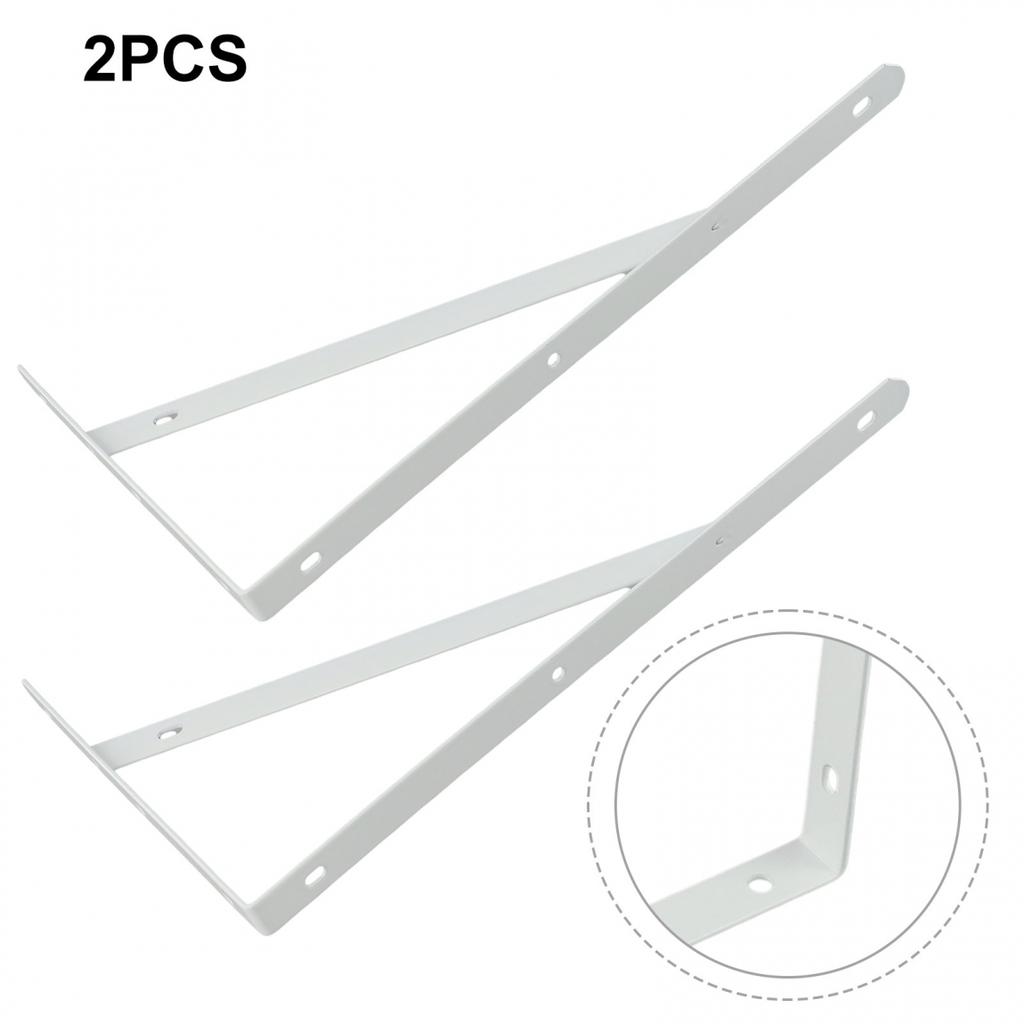 For 2 X Metal Shelf Bracket L Shape Thickened Corner Shelf Right Angle Bracket