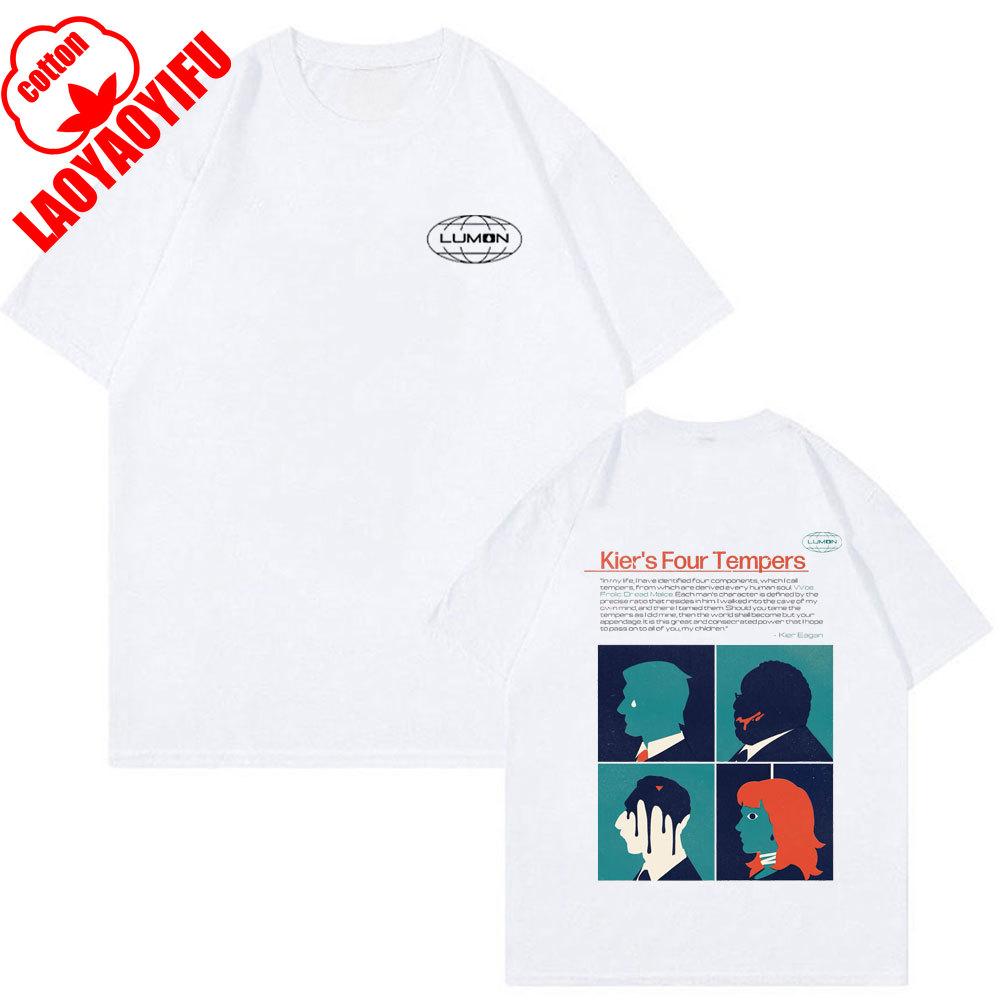 Lumon Unisex T-Shirt Severance Tv Show Macrodata Refinement Severance Lumon Graphic T Shirts Men Women Cotton Tee Summer Shirt