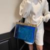 Women's bag summer new transparent large-capacity bag handbag jelly shoulder large bag mother and child bag