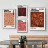 Abstract Yayoi Kusama Poster Gallery Exhibition Wall Art Prints Museum Japan Canvas Painting Retro Living Room Home Decoration
