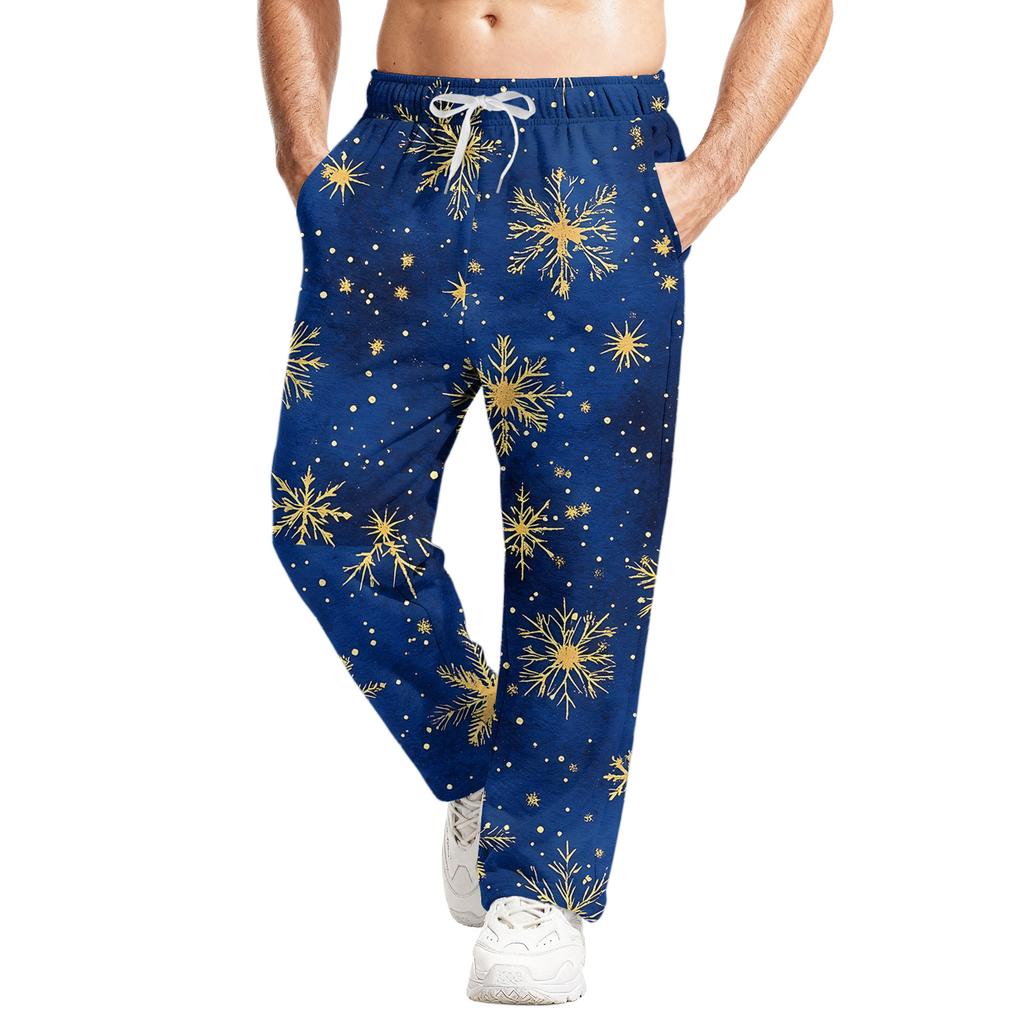 Men's Relaxed-Fit Casual Sweatpants With Stretch Waistband And Drawstring Yoga Pants