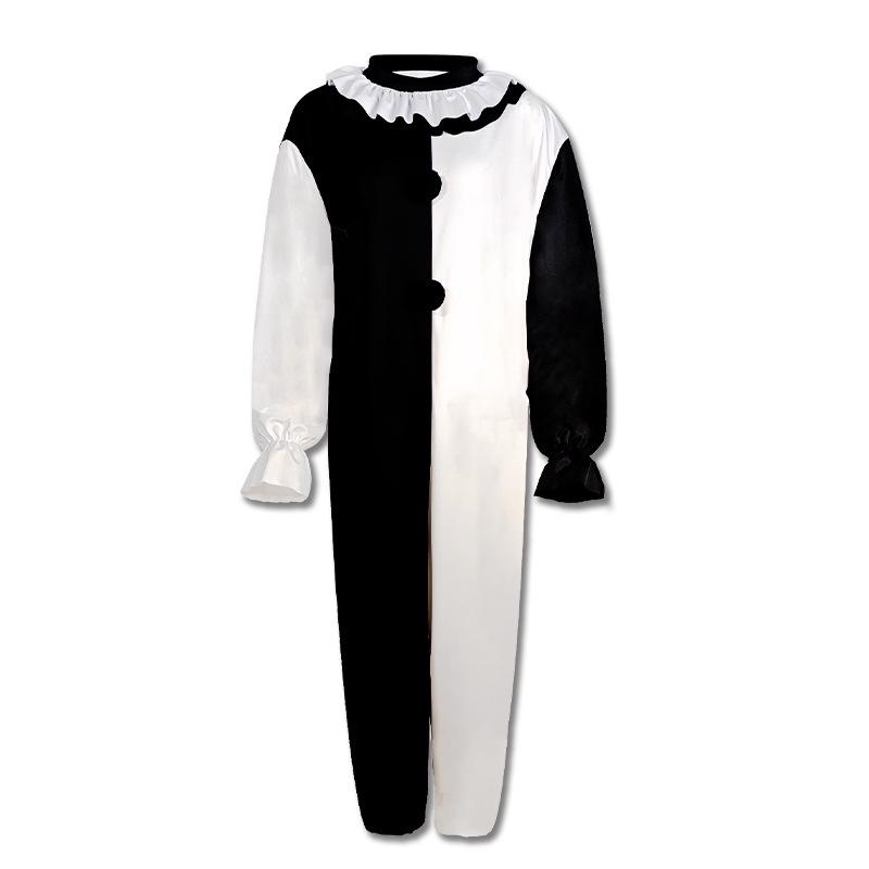 Art the Clown Halloween Costume: Terrifier 2 Black & White Cosplay for Men