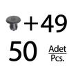 50 Pieces Hood Insulation Clips for Seat, Skoda, Volkswagen