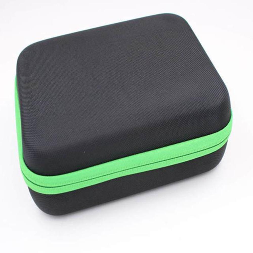 

31 Slots Essential Oil Case 5ml 10ml 15ml Shockproof Nail Polish Storage Bag Portable Hard Shell Perfume Organizer зелений