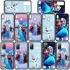 for Samsung Galaxy S25 S24 S23 S22 Ultra FE Plus A17 A37 A57 A56 A55 A06 A16 A15 A36 A26 A35 A05 A25 A54 A34 Phone Case Comics Elsa Anna Olaf Cover