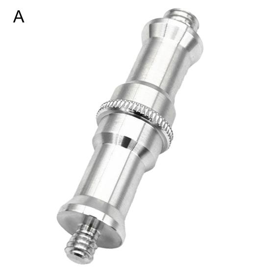 Screw Converter Glossy Anti-corrosion 3/8 to 1/4 1/4 to 1/4 Tripod Male to Male Threaded Screw for Selfie Stick