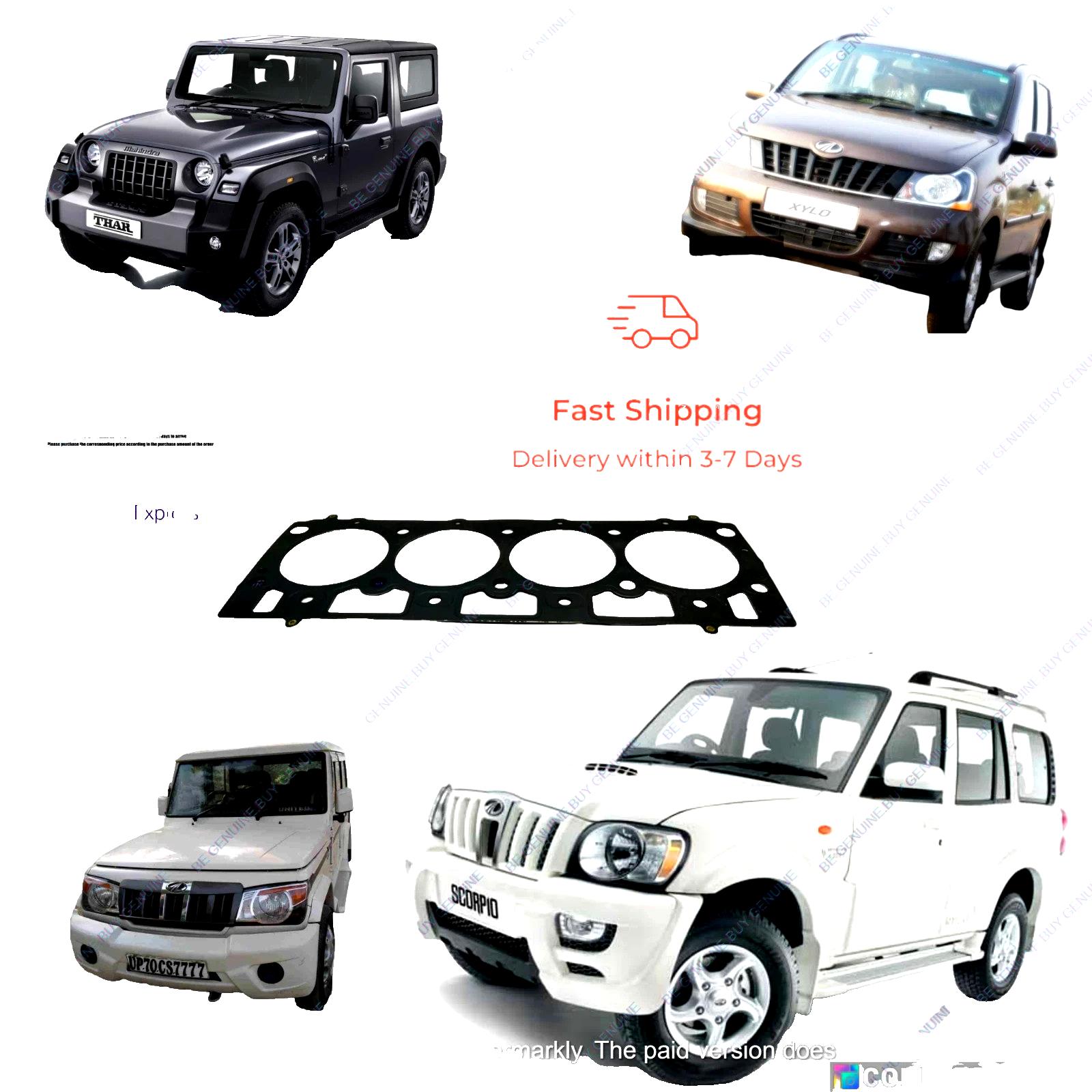 

Genuine OEM Cylinder Head Gasket For Mahindra THAR , SCORPIO ,XYLO 0302BC0101N