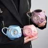 Ceramic Starry Sky Cup Sparkling Cup High Precision Colorful Star Creative Birthday Gift Mug Souvenir Water Cup