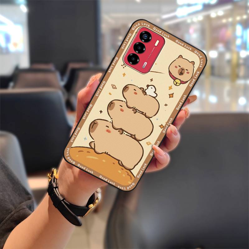TPU Soft case Phone Case For ZTE Blade V40 Vita/A72 Phone Pouch Anti-knock Cartoon Dirt-resistant Full wrap Anti-dust