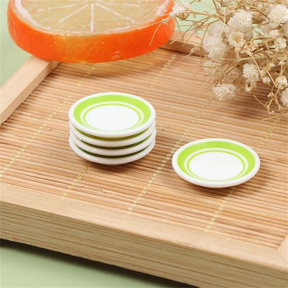 Tableware Pretend Play Toy Photograph Props Kitchen Toys Food Dishes Doll house Dinner Plates