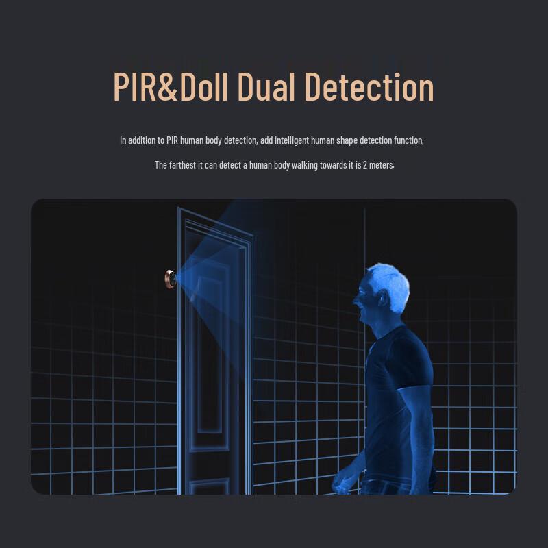 Ezviz DP2 3MP Intelligente Spionkamera & Video-Türklingel (CN-Version)