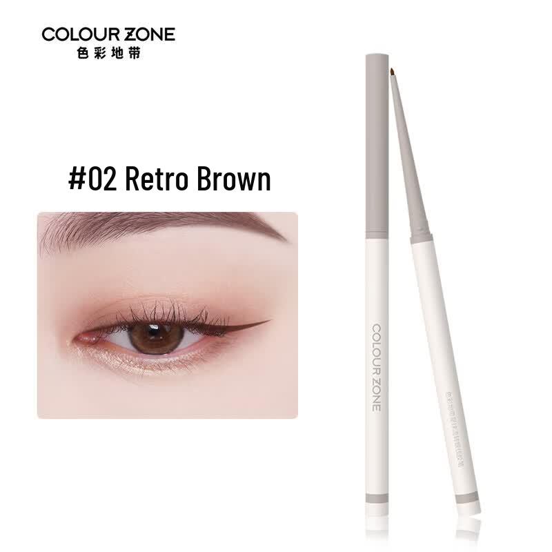 COLOUR ZONE Long-lasting Waterproof Eyeliner Gel Pencil