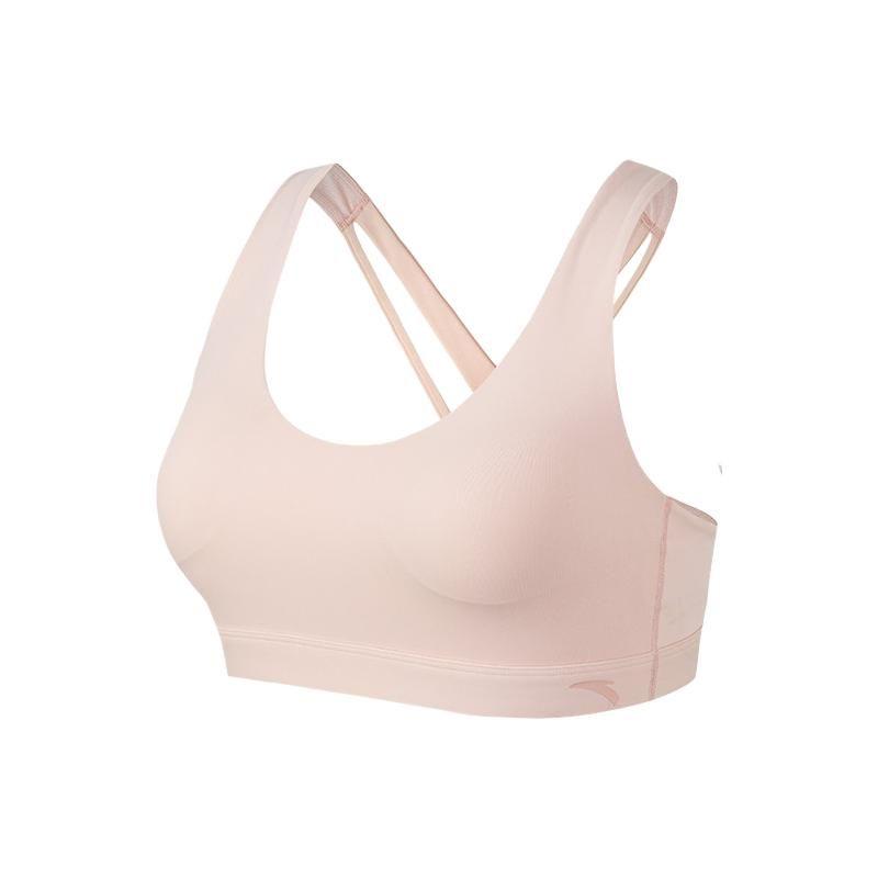 Anta Cross Back Sports Bra Women Underwear Pink 162237113-4
