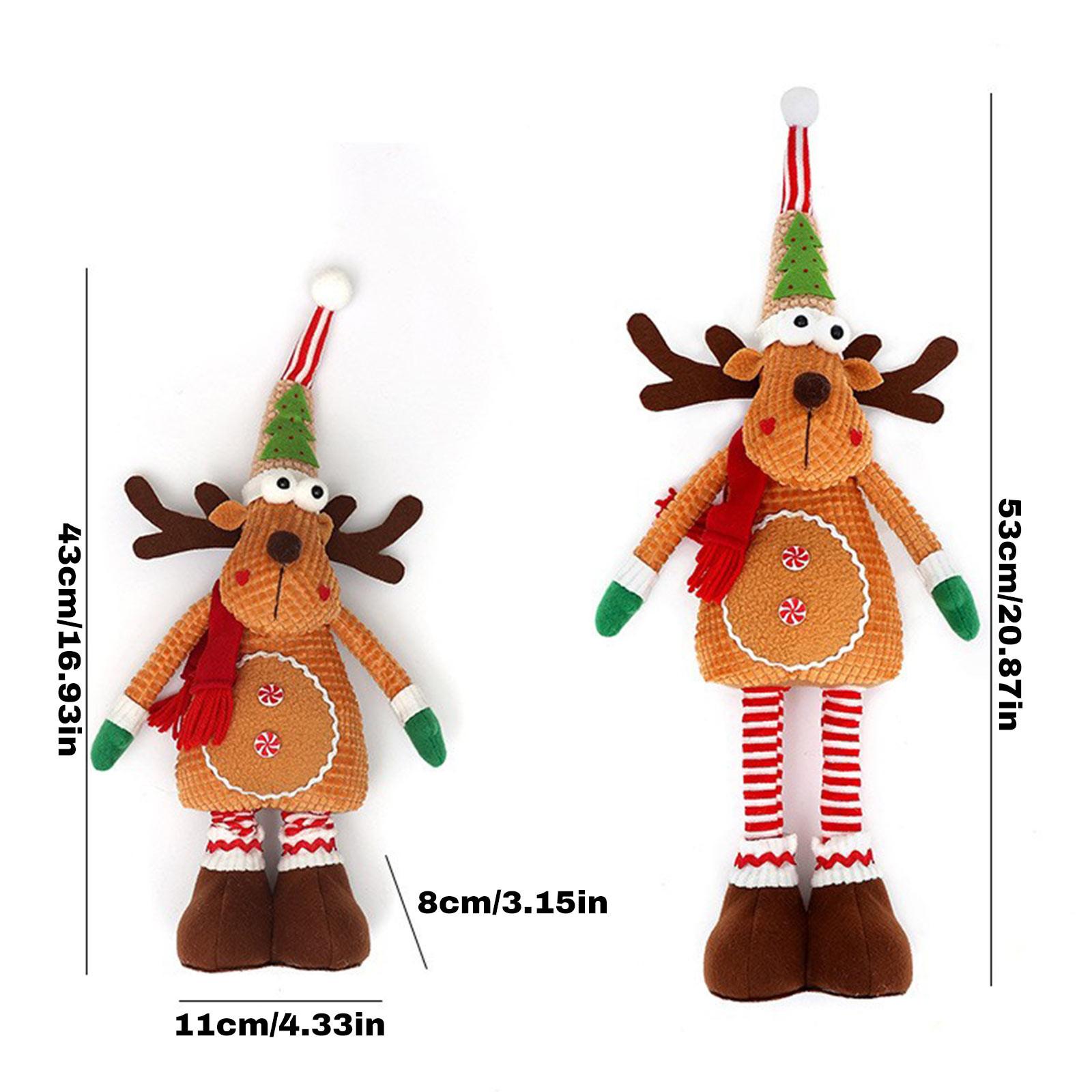 

Christmas Elk Stretch Doll, Christmas Window Display, Christmas Telescopic Standing Decoration, Christmas Decoration, One Size