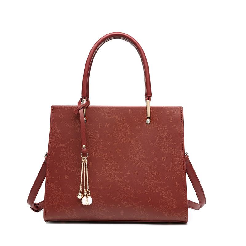 Handbag Fashion Retro Wedding Bag Women s Wedding Large Capacity Wedding Bag красный