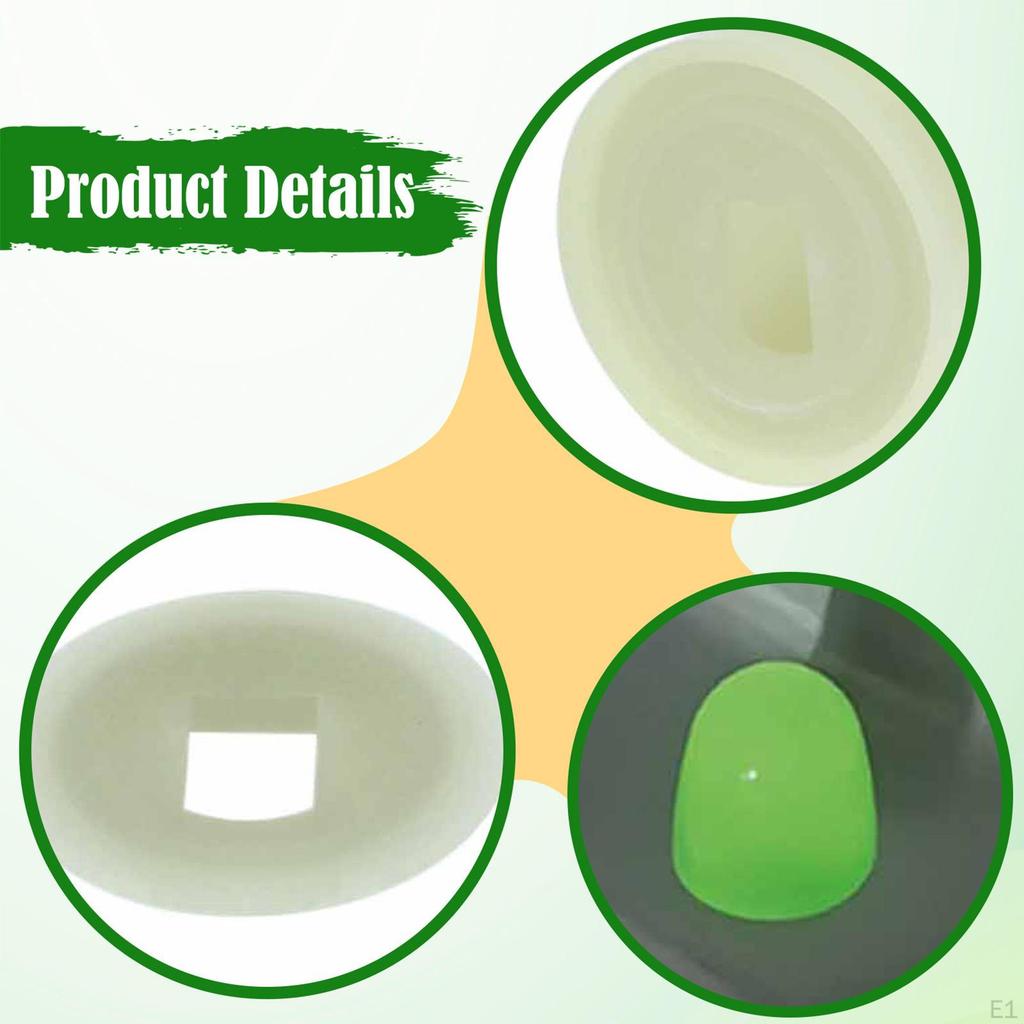 6Pcs Luminous Toilet Bolt Covers Screw Practical Fashion Easy To Install Decoration for Hotel