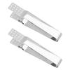 2Pcs Stainless Steel Tea Bag Tongs Heat Resistant Pierced Ends Extract Every Drop Multi Function Tool Tea Bag Tongs