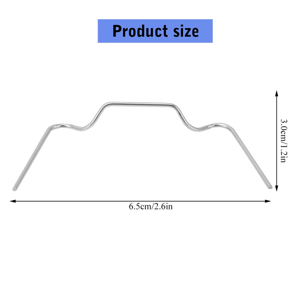 50 Stück Edelstahl Gewächshaus Glasclip Federklemme Rostbeständiger Halter für einfache Installation und Glasstabilität