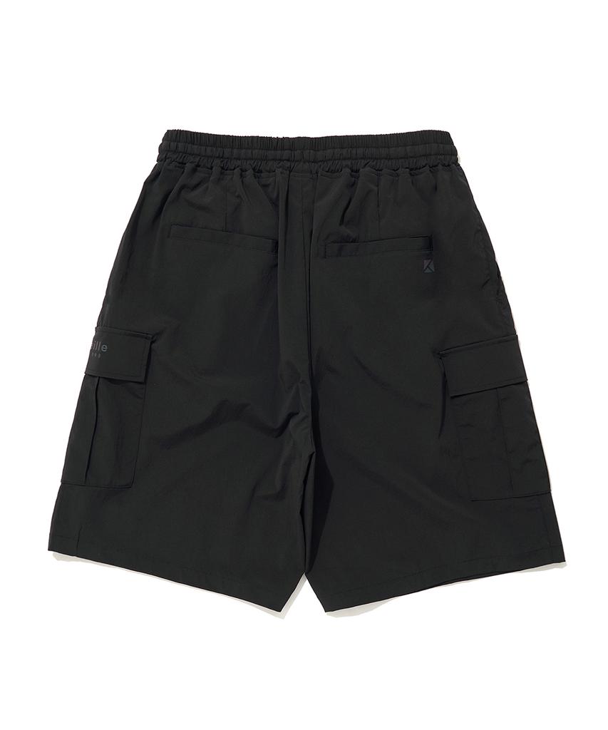 KULTE Nylon Cargo Short_Black