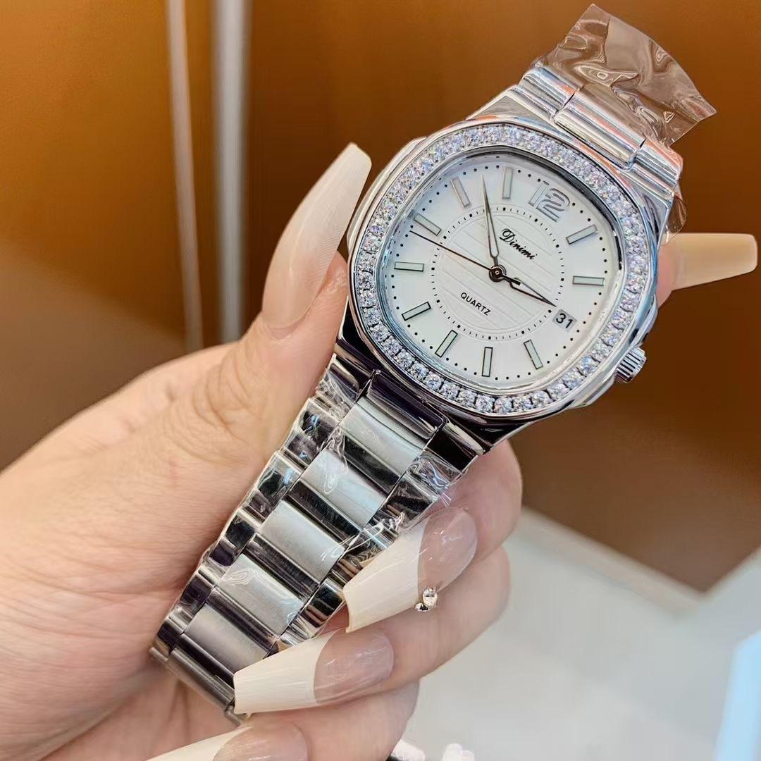 Women S Watch Steel Belt Large Dial Women S Watch Women S Calendar