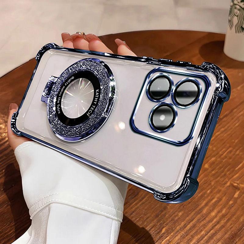 Realme Note 60 Mobile Phone Case Lens All-inclusive Soft Silicone Airbag Anti-drop Mobile Phone Case