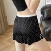 Damen Sommer Dünn Gepunktet Eis Seide Anti Anlaufen Weich Bequem Leggings