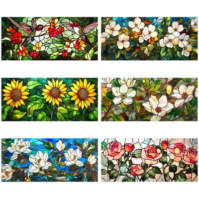 100*45cm Decorative Window Clings Electrostatic Glass Sticker Window Film