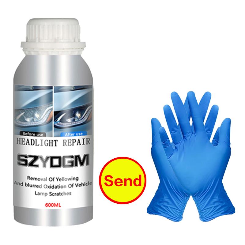 

600 мл набор для восстановления фар автомобильные аксессуары полировальный набор для ремонта фар фар против царапин детализация чистка техническое обслуживание