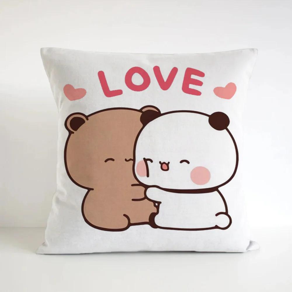 Bubu Dudu Pillow Cover Decorative Pillowcases Cushions Pillowcase 45*45 Ornamental Pillows For Living Room Sofa Cushion