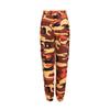 Printed Button Waist Loose Pants for Women Print Button Loose Trousers Women