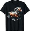 Paso Fino Horse Graphic Print Men's Casual Cotton T-Shirt Breathable Trip Tee
