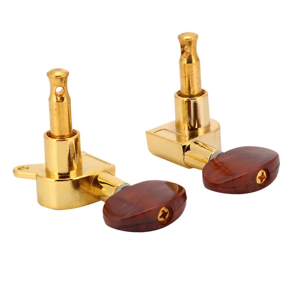 6PCS Semi-Closed 3L3R Tuning Pegs Golden Tuning Keys Professional Guitar Tuning Pegs Guitarists