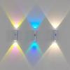 Double-head Cabinet Lamp Under Kitchen Spotlight with Motion Sensor Tri Color White or RGB Optional Rechargeable Sunset Light