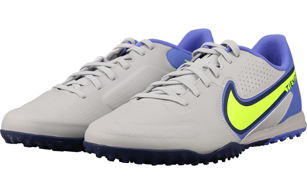 Nike Legend 9 Academy Tf Turf Low Top Soccer Shoes Grey Gray DA1191-075